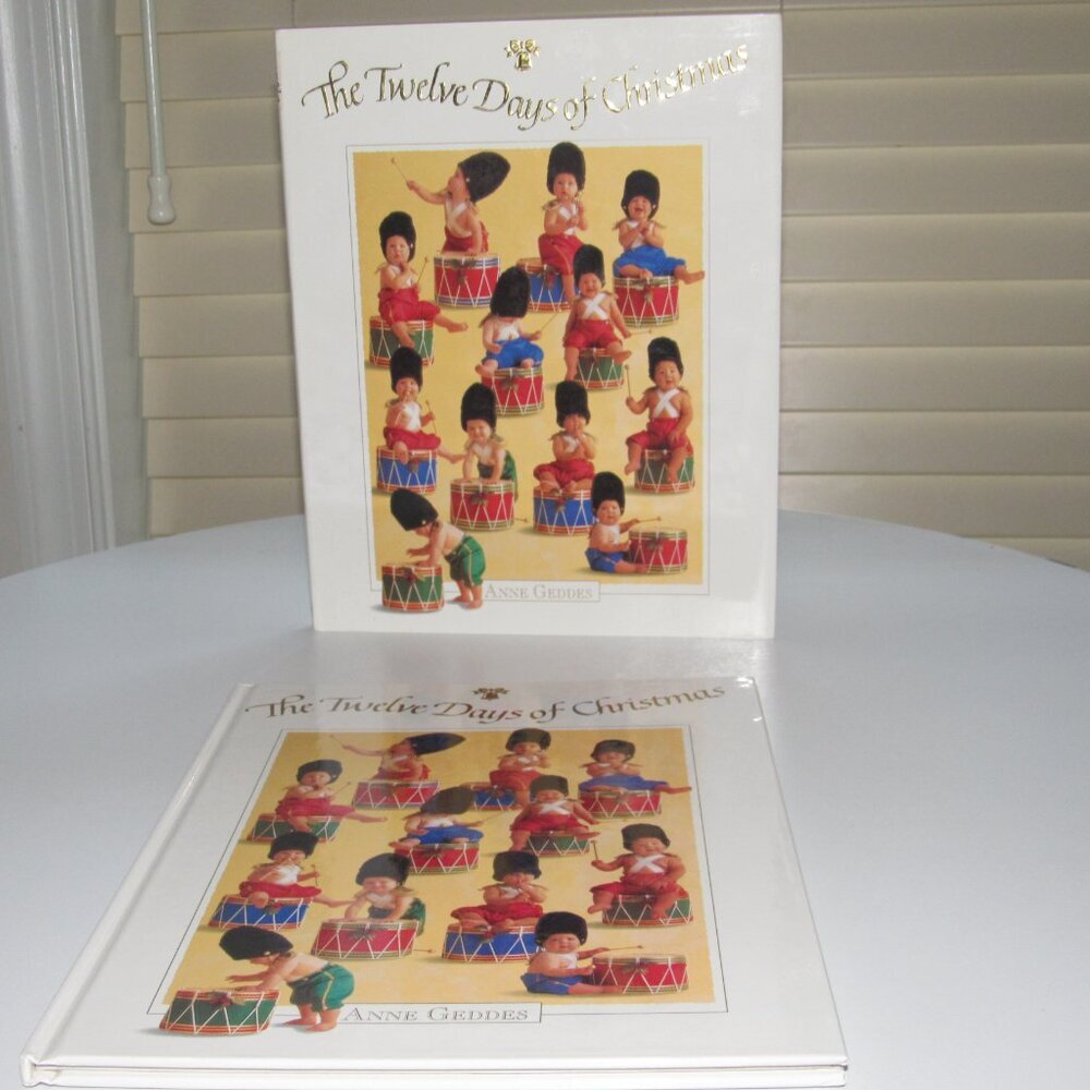 Anne Geddes The Twelve Days of Christmas Hardcover Coffee Table Book | Holiday